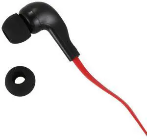 2 Pcs 2 Pin Noodle Style Earbud Headphone K Plug Earpiece Headset For Baofeng Uv5r Bf-888S Uv5r Radio Black Wire &