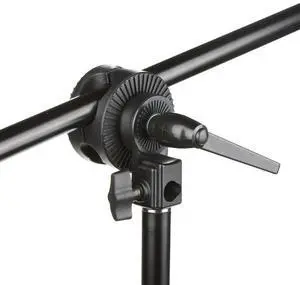 Single Grip Swivel Head Bracket Clamp for Photo Studio Boom Arm Reflector Holder Stand Rich
