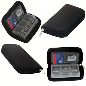 Universal Memory Card Collect Bag 22 Slots Camera Memory Card Case Holder Bag for CF/SD/Micro SD/SDHC Gameing SD Card Case Box