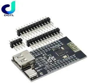CH582M Development Board Core Board BLE Wireless For Bluetooth Microcontroller Low Energy Bluetooth MCU Dual USB