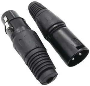 10 Pairs XLR 3 Pin Microphone Audio Cables Plug Connectors Male Female MIC Snake Plug Cable Connectors