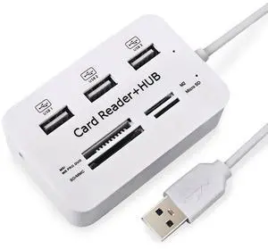 USB Hub 2.0 3 Ports TF Micro SD Card Reader Slot USB Combo Multi All In One USB Splitter Cables For Laptop Macbook Accessories USB Hub 2.0 3 Ports TF Micro SD Card Reader Slot USB Combo Multi All In One USB Splitter Cables For Laptop Macbook Accessories