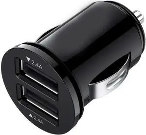 Dual USB 4.8A Quick Charger for Portable Phone Fast Charging Small Size In Car for Travel Mini Car Charger