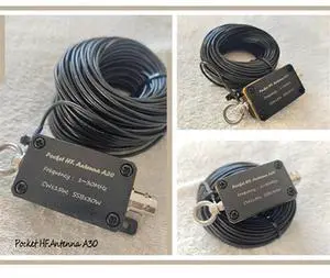 1-30Mhz Pocket Antenna A30 Shortwave Antenna Wideband End-Fed Antenna Shortwave Antenna