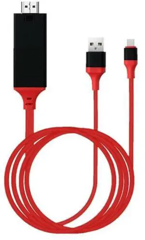 Type c to HDMI cable for TV projector mobile phone and tablet screen sharing