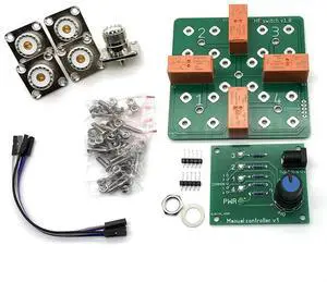 High Power 1.5Kw CW/RTTY Or 3000W PEP 4:1 Coax Remote Antenna Switch SO-239 Manual Controller Included