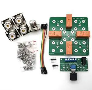 High Power 4:1 SO-239 Coax Remote Antenna Switch 1.5Kw CW/RTTY Or 3000W PEP With Manual Controller