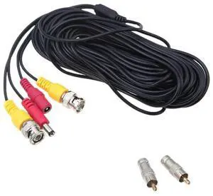 65ft 20M CCTV Cable BNC Video Cable Power 20M For Surveillance Camera DVR System Kit CCTV Accessories