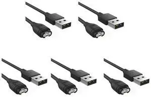 5X USB Data Sync Charging Cable Wire For Garmin Fenix 5/5S/5X/Forerunner 935/Quatix 5/Quatix 5 BLACK