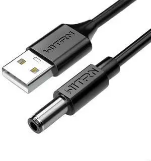 DC5.5x2.5mm 12V QC3.0 USB-A PD- Trigger Power Cable for Computer Router