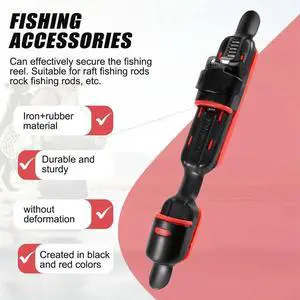 12Pcs Reel Seat Deck Fishing Rod Clip Fitted Wheel Reel Rubber Cushion Tools Accessory Holder Fishing Tackle Rich