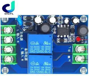 220v Dual Power Supply Automatic Switching Module 10a Dual Power Supply, Two Input and One Output Power-off Switch Board Module