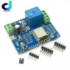 DC5-80V Power Supply ESP8266 WiFi Single-Channel Relay Module ESP-12F Development Board