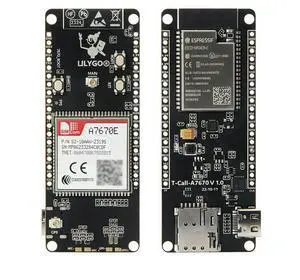 T-Call A7670 4G 2G ESP32 Development Board A7670E LTE GSM Cellular Network ESP32-WROVER-E Bluetooth Wireless Module