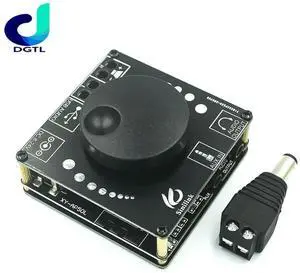 for-stlink 40W/50WStereo ForBluetooth5.0 Power AmplifierBoard WIFI Mobile Control APP12V/24V High Power Digital Amplifier Module