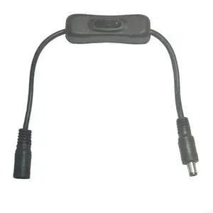 5.5x2.1mm to 5.5x2.1mm Power Cable Female to Male for CCTV, Security Camera