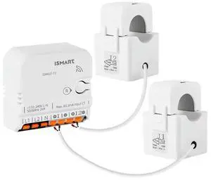 Tuya Zigbee Energy Meter 2 Clamps Real-Time Power Monitoring 2 Phase Max 120A