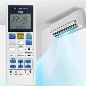AC Remote Control A75C03590 Replace For Panasonic Air Conditioner A75C03590 CS-PS18UKA CS-PV9SKH-1 CS-PV12SKH-1