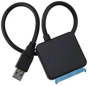 2.5" 3.5" SSD HDD Hard Drive 10TB Support Expansion Line, USB 3.0 To SATA 7PIN+15PIN Easy Drive Cable 5Gbps Expanding Connector