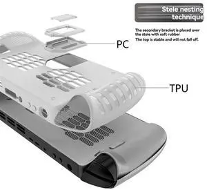 Shockproof TPU Case Full Protection Cover For Legion Go S Handheld Console Anti-Scratch Soft Material