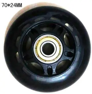 4Pcs Roller Skates Rubber Wheels Anti-Skid Mute Wear-Resistant Roller Skates Roller Skate Accessories Rich