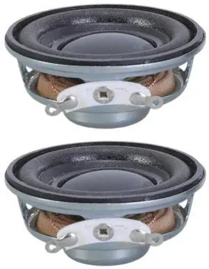 Speaker With Wide Frequency Response & Low Distortion Smooth Surface