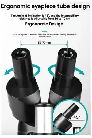 ES1057 Binocular Microscope Kit 30X Magnification Biological Microscope Scientific Experiment Anatomy