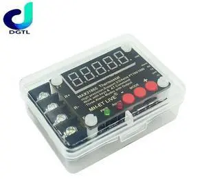 MAX31865 high precision isolated temperature collector module PT100 serial port output upper computer software debugging