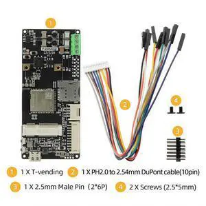 T-Vending ESP32-S3 RS485 supports T-PCIE expansion module Grove