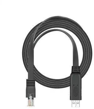 USB to RJ45 Console Cable with FTDI Chip for Router Switch, 15cm High Speed Data Transfer RS232 Adapter Cord