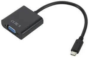 USB3.1 Type-C To VGA Converter Cable, Up To 1080p Full HD Visual Effects, More Energy - saving Adapter