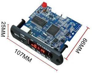 MP3 MP4 MP5 HD 1080P Audio and Video Player Bluetooth Decoding Module, HDCD Decoder, Support Infrared Remote Control