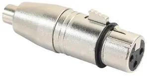 4Pcs XLR To RCA Adapter, RCA Female To XLR Female Adapter Jack Plug Adapter