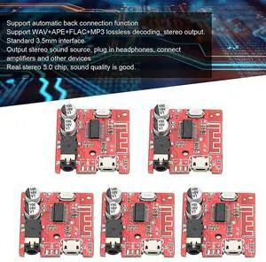15PCS DIY Bluetooth 5.0 Receiver Board Lossless Decoder Board Wireless Stereo Music Module,Speaker Amplifier Modul