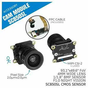 MIPI Communication Interface SC850SL 8MP HD Camera Module For LLM630 Compute Kit 4K Video Capture Recording