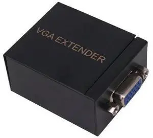 VGA Network Cable Extender 60m VGA To RJ45 Network Signal Amplifier VGA Single Network Cable Extender IEEE-568B Standard
