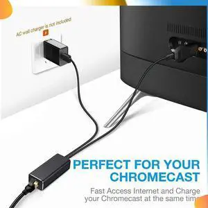 Ethernet Adapter For Fire TV Stick HD 480 Mbps RJ45 10/100 Mbps For For Fire TV/Google /Chromecast