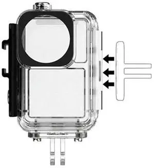 45M Waterproof Case For OSMO Action 3 4 5 Pro Camera Accessories Underwater Diving Housing Cover Defi