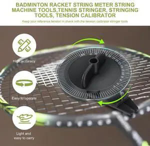Badminton Racket String Meter String Machine Tools, Stringer, Stringing Tools, Tension Calibrator Rich
