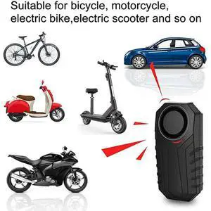 Motorcycle Bike Anti-Theft Alarm 113DB Electric Car Alarm Wireless Remote Control
