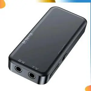5.0 Audio Transmitter Receiver RX TX Hifi Lossless Sound Wireless Adapter LCD 3.5Mm Aux Jack For TV PC Car