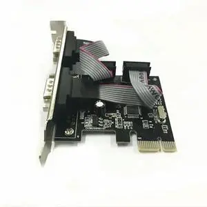 Computer Adapter PCI - E RS232 Interface Industrial Control Computer Expansion Card Native PCI - E To 2 Serial Card