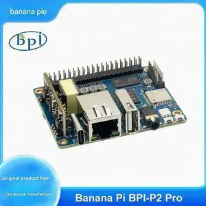 Banana Pi BPI-P2 Pro IoT development board adopts Rockchip RK3308 chip design, 512M memory, 8G , and supports PoE network