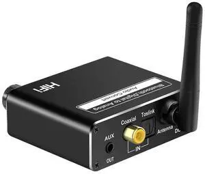 3.5MM 3.5 AUX 2 RCA Amplifier Digital to Analog Audio DAC Converter Spdif Optical Fiber Signal Decoder Bluetooth 5.0 Receiver