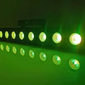 4X 8 LED RGBW 4IN1 DMX Wall Wash Lamp DJ Disco Party Par Stage Light Effect For Dance Bar Holiday Decorate(EU Plug)