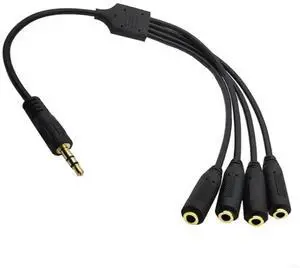 3.5mm TRS 3-Pole/2-Rings Stereo Cable 3.5mm TRS 3-Pole/2-Rings Cord