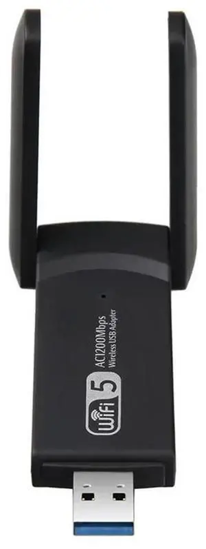 Dual Band 2.4Ghz 5.8GHz 802.11AC Wifi Adapter 1200Mbps USB 3.0 Antenna Dongle Network Card for Laptop Desktop