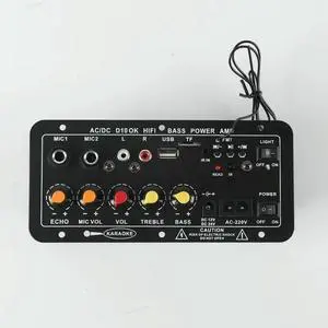 18W+18W Stereo Digital Power Audio Amplifier Board, USB SD Card MP3 Player, Bluetooth HIFI Amplificador for Home Theater