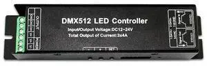 DMX512 Controller 3-channel RGB Display DMX512 Decoder Stage Light Engineering Master