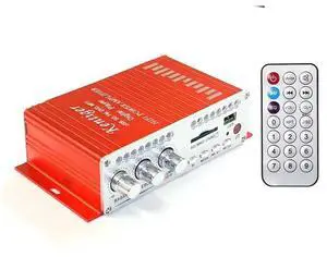 HiFi Stereo 2x20W MINI Digital Audio Player Power Amplifier, Home Pre - amplifier, Home Theater Amplifiers for Car, Support SD,